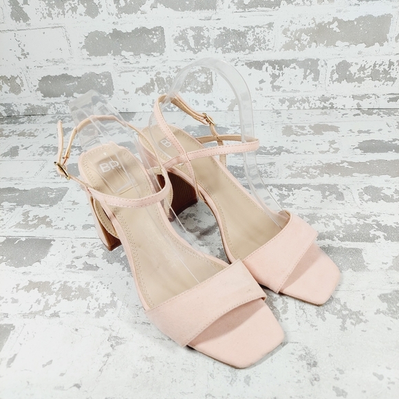 NEW BP Larissa Block Heel Slingback Ankle Strap Summer Sandals X419 - Picture 4 of 16